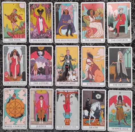 Witch themed tarot deck